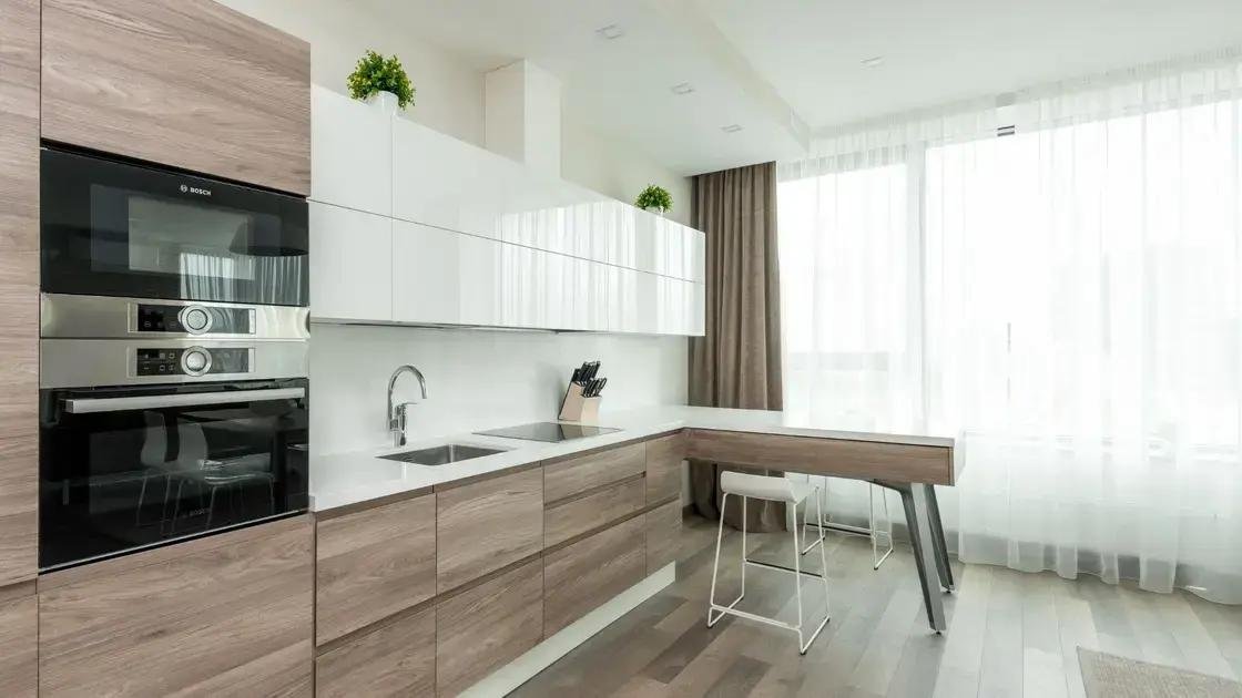 Design prático: funcionalidade e estilo na cozinha com ilha